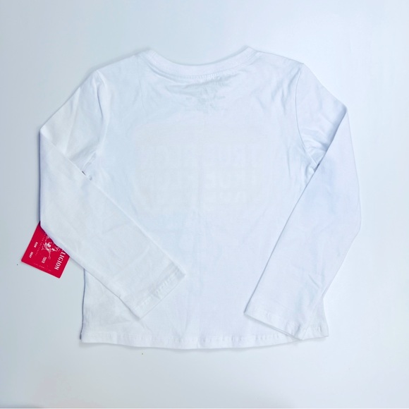 True Religion Girl's Logo Long Sleeve Tee Top 5 NWT - Picture 6 of 6